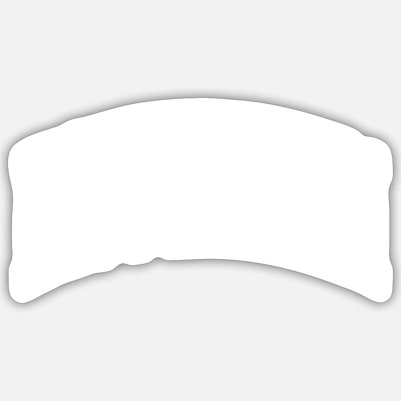 Hoffenheim - Sticker taille S (10 x 10 cm) - blanc mat