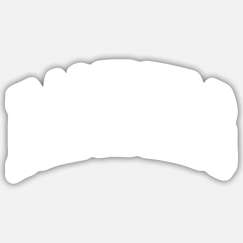 Bamberg - Sticker taille S (10 x 10 cm) - blanc mat