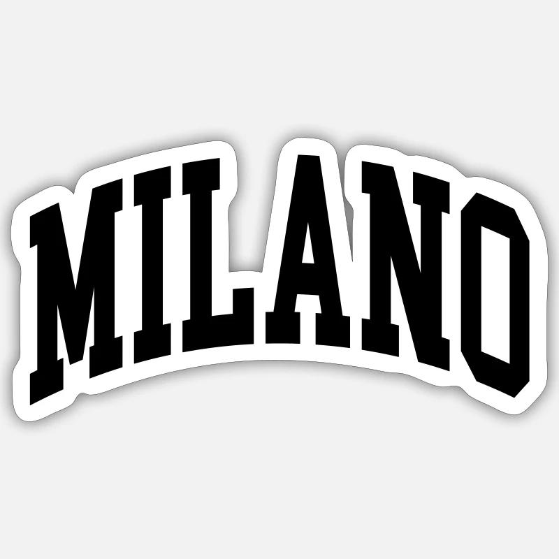 Milan Sticker size S (10 x 10 cm)