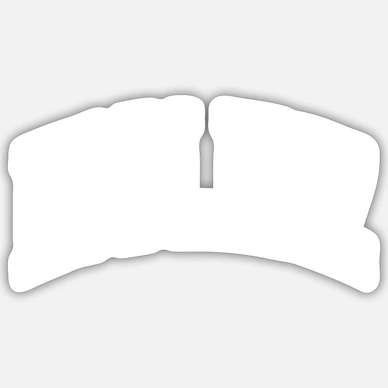 Coblence - Sticker taille S (10 x 10 cm) - blanc mat