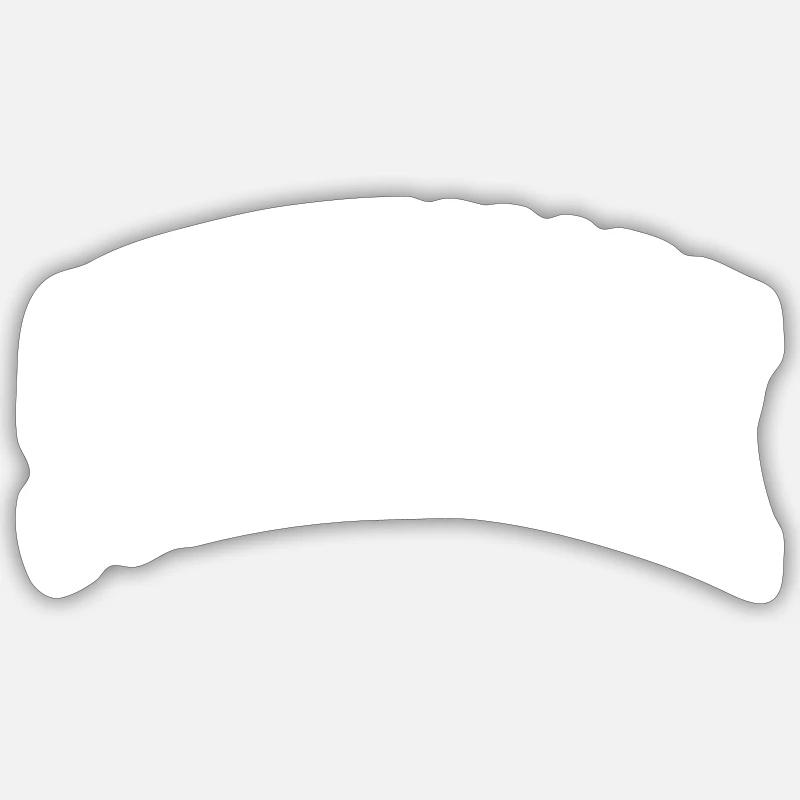 Styrie - Sticker taille S (10 x 10 cm) - blanc mat