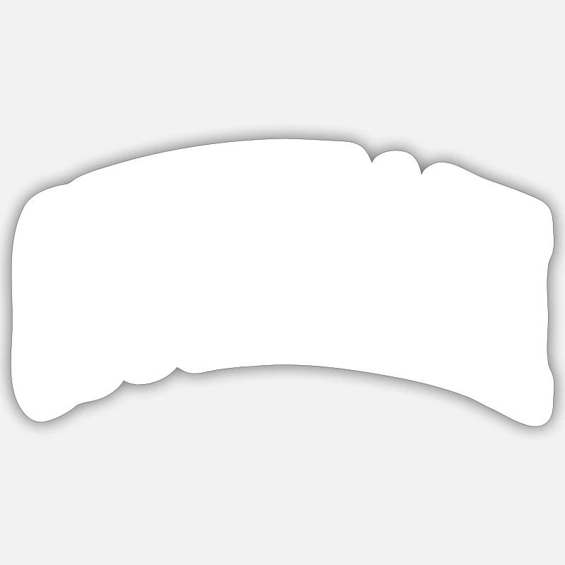 Offenbach - Sticker Größe S (10 x 10 cm) - Mattweiß