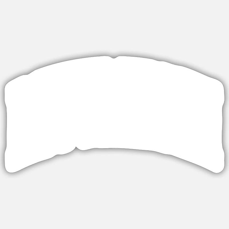 Reutlingen - Sticker taille S (10 x 10 cm) - blanc mat