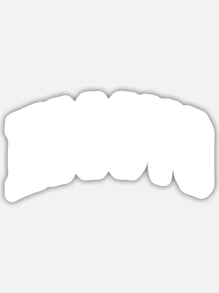 Kosovo - Sticker Größe S (10 x 10 cm) - Mattweiß
