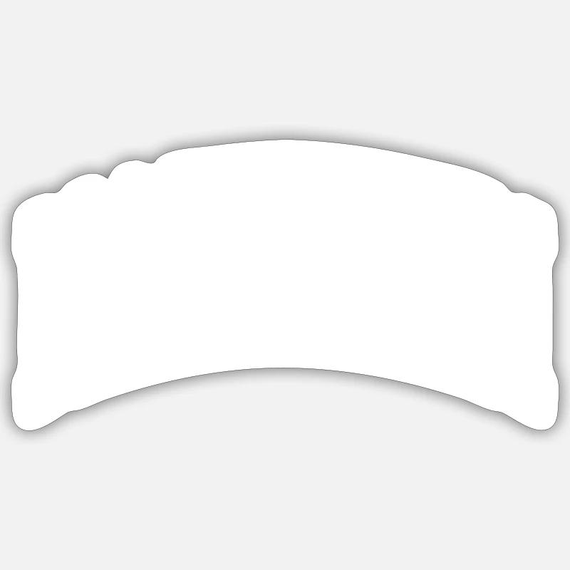 Mannheim - Sticker size S (10 x 10 cm) - white matte