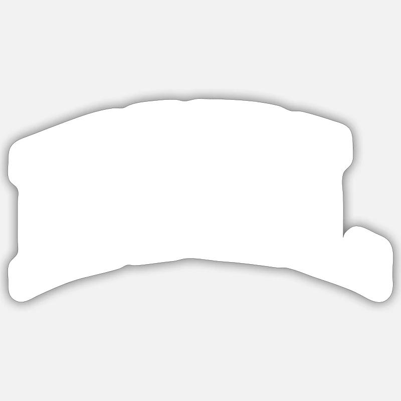 Quille - Sticker taille S (10 x 10 cm) - blanc mat