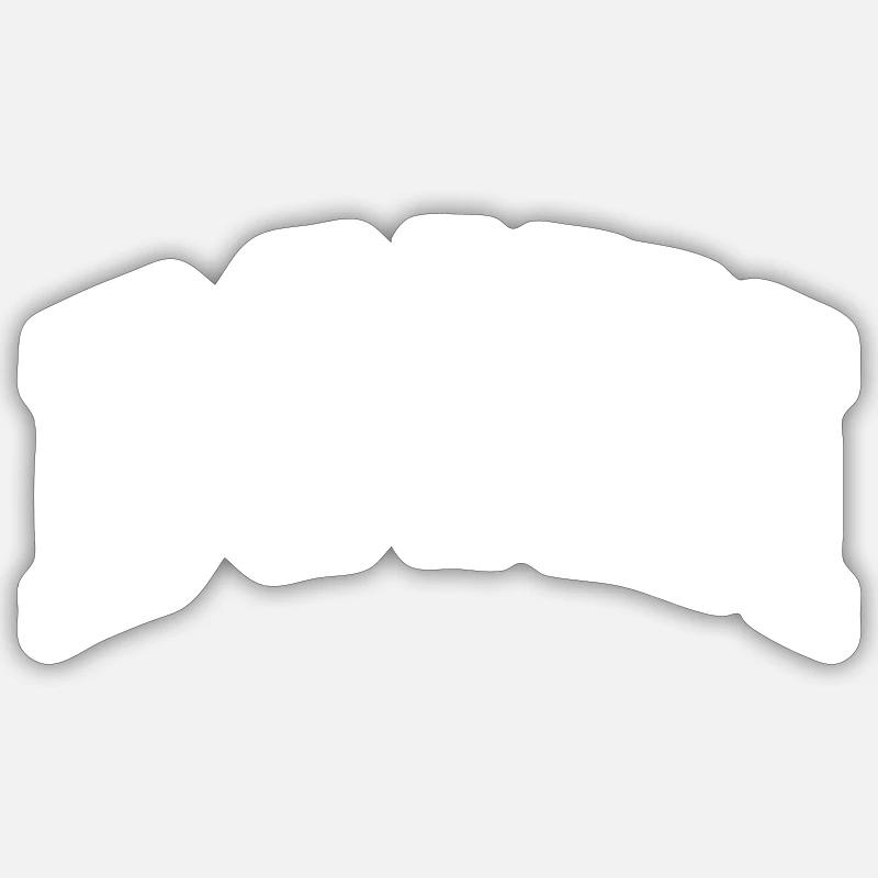Bonn - Sticker taille S (10 x 10 cm) - blanc mat