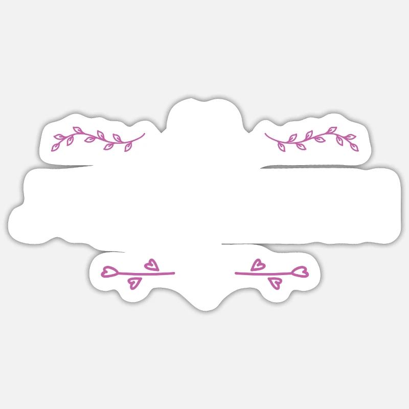 Jonathan - Sticker size S (10 x 10 cm) - white matte