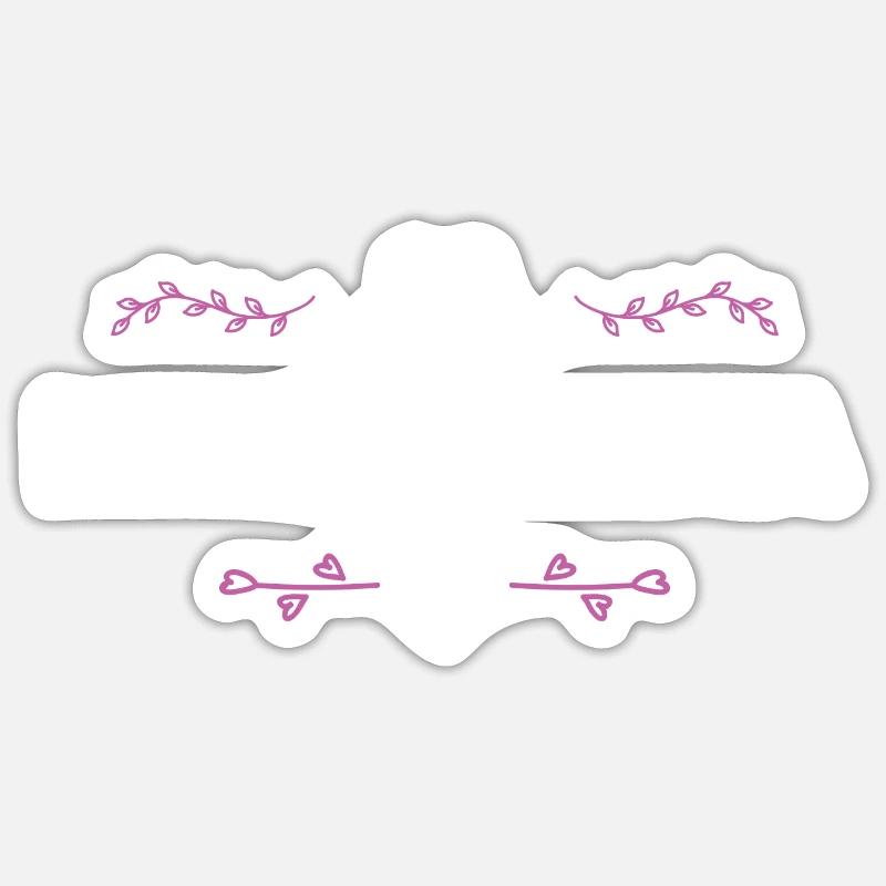 Magdalena - Sticker taille S (10 x 10 cm) - blanc mat