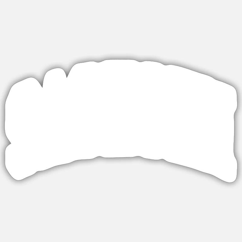 Saxony - Sticker size S (10 x 10 cm) - white matte