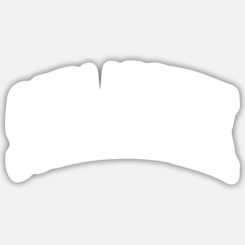 Schaarbeek - Sticker size S (10 x 10 cm) - white matte