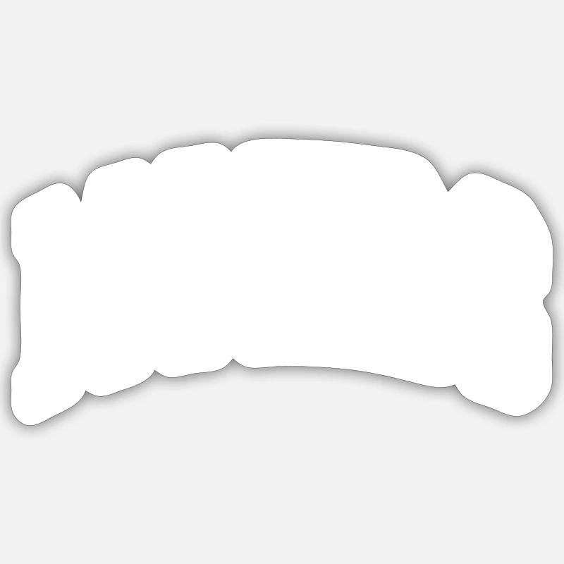 Moers - Sticker Größe S (10 x 10 cm) - Mattweiß