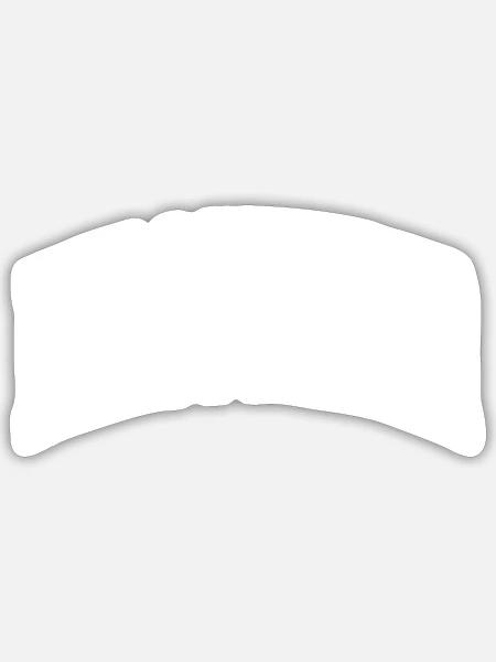 Bergsteiger - Sticker Größe S (10 x 10 cm) - Mattweiß