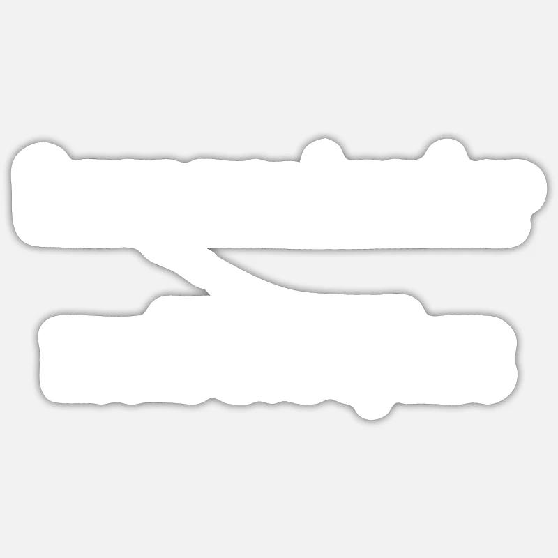 carpenter forestry statement Sticker Größe S (10 x 10 cm)