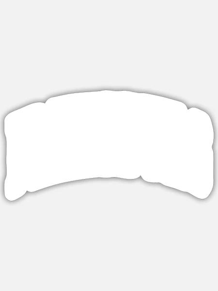 Flensburg - Sticker Größe S (10 x 10 cm) - Mattweiß