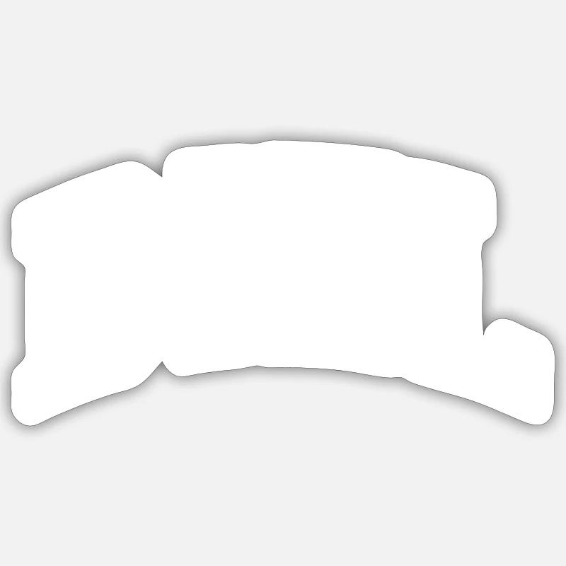 Biel - Sticker size S (10 x 10 cm) - white matte