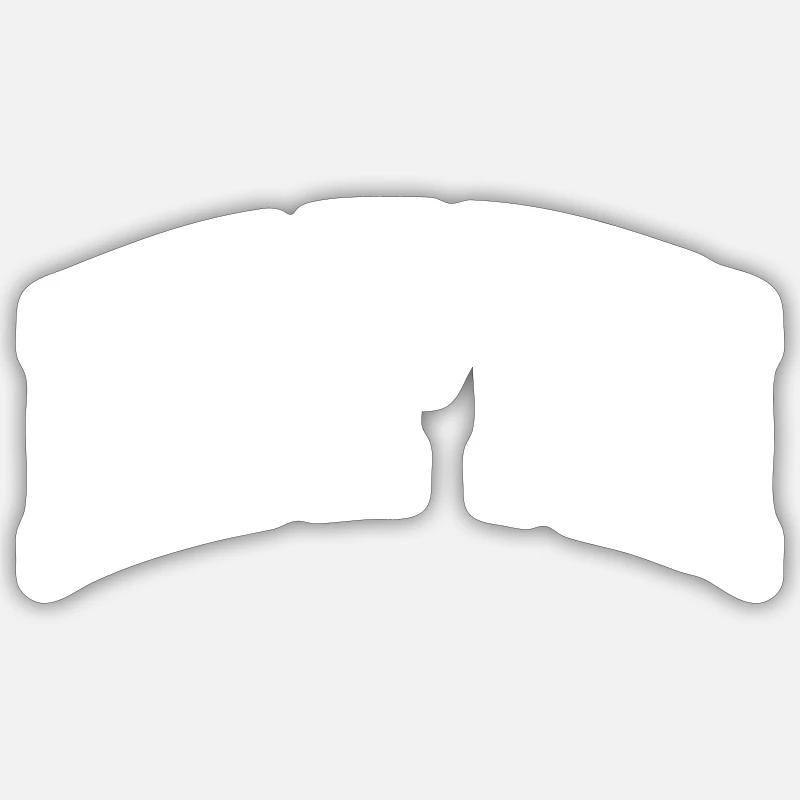Kempten - Sticker taille S (10 x 10 cm) - blanc mat