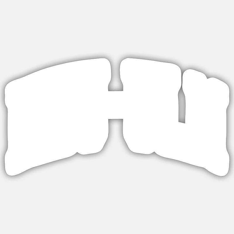 Neu-Ulm - Sticker Größe S (10 x 10 cm) - Mattweiß