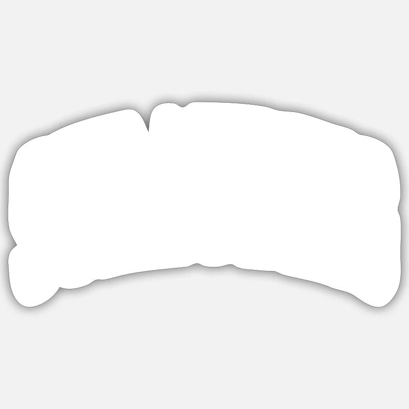 Straubing - Sticker taille S (10 x 10 cm) - blanc mat