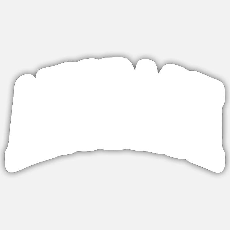 Canton d’Ansbach - Sticker taille S (10 x 10 cm) - blanc mat