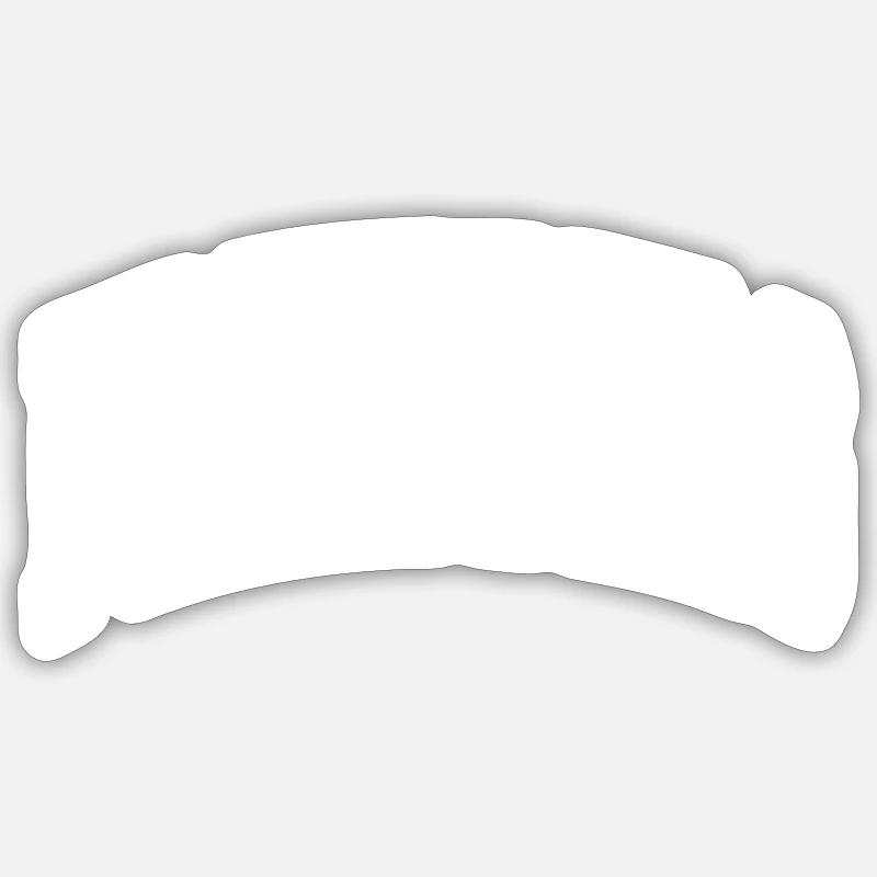 Friedberg - Sticker Größe S (10 x 10 cm) - Mattweiß