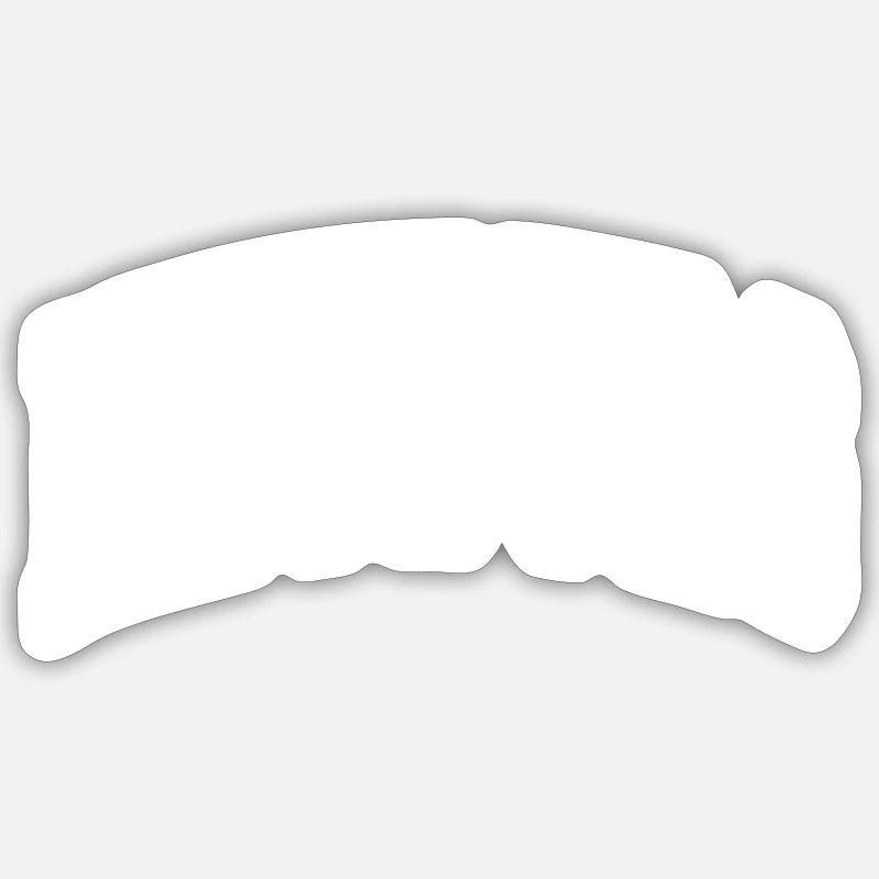 Neubourg - Sticker taille S (10 x 10 cm) - blanc mat