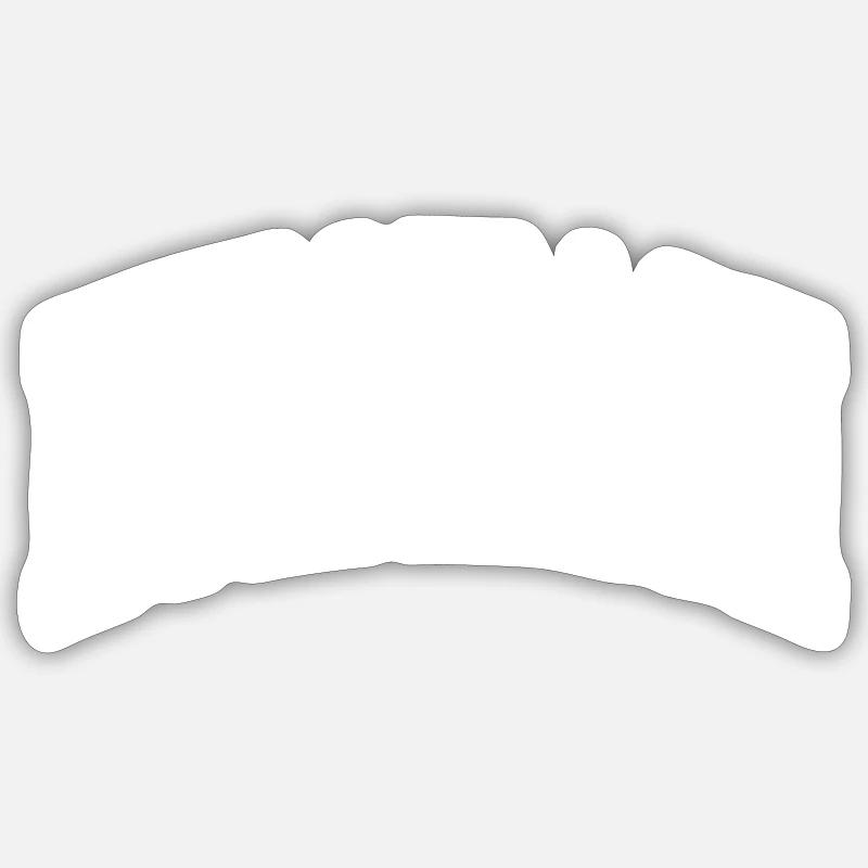 Kulmbach - Sticker taille S (10 x 10 cm) - blanc mat