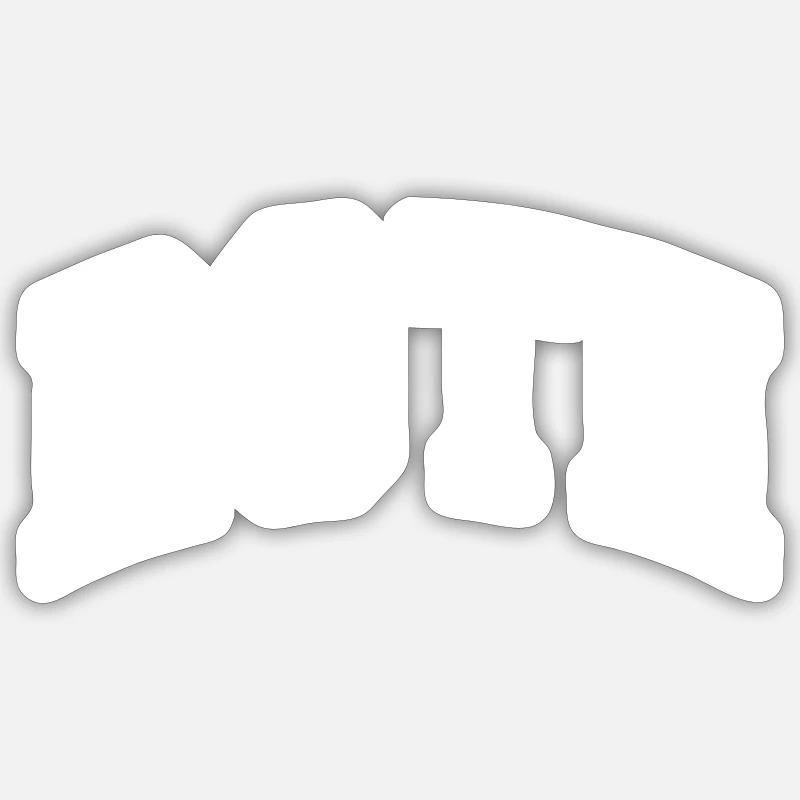 Roth - Sticker Größe S (10 x 10 cm) - Mattweiß