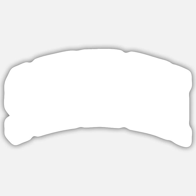 Senden - Sticker Größe S (10 x 10 cm) - Mattweiß