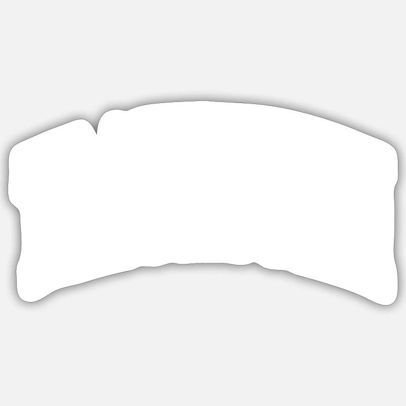 Traunstein - Sticker taille S (10 x 10 cm) - blanc mat