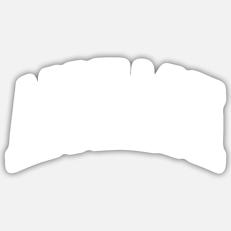 Aichach - Sticker taille S (10 x 10 cm) - blanc mat