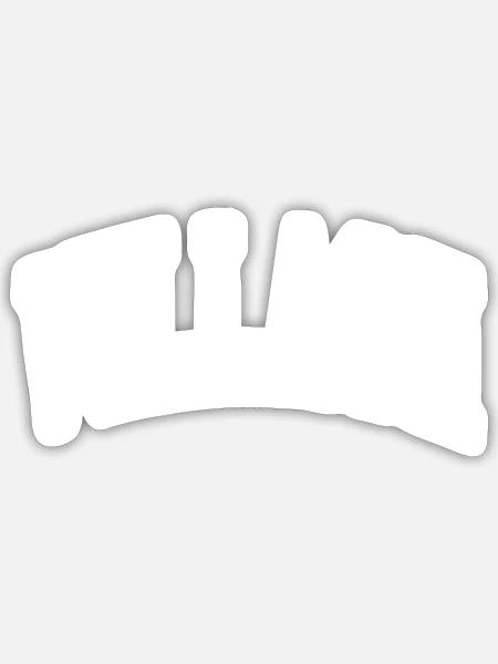 Villach - Sticker Größe S (10 x 10 cm) - Mattweiß