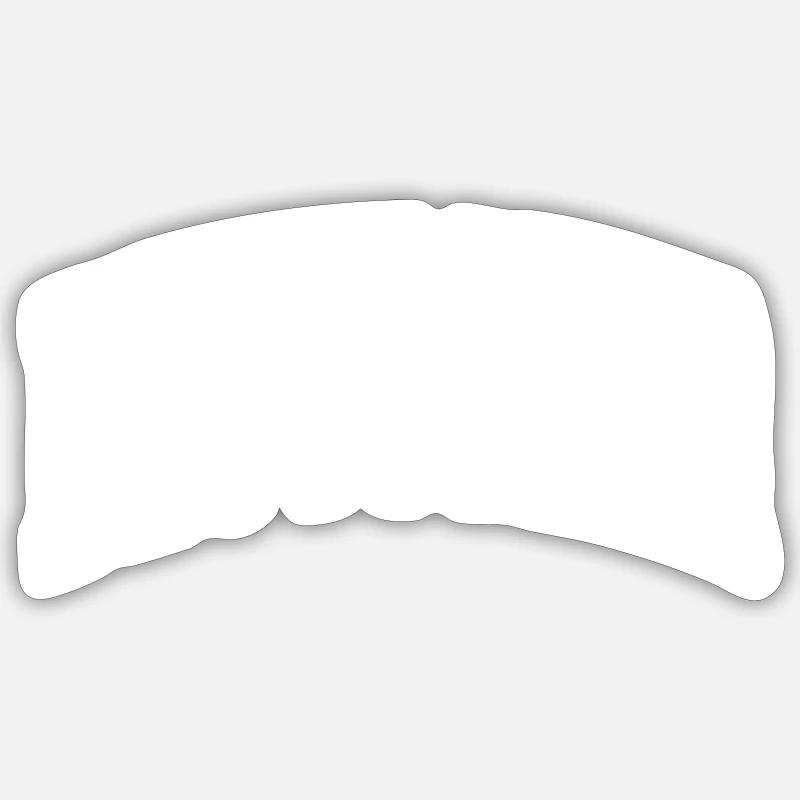 Deutscher - Sticker Größe S (10 x 10 cm) - Mattweiß
