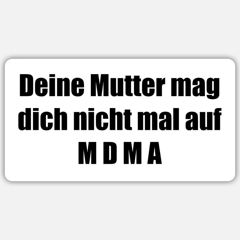 Mutter MDMA Sticker Größe S (10 x 10 cm)