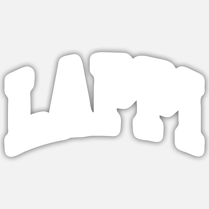 Lapland - Sticker size S (10 x 10 cm) - white matte