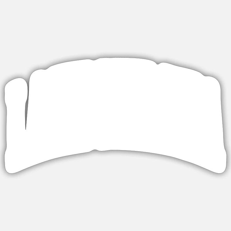 Landskrona - Sticker taille S (10 x 10 cm) - blanc mat