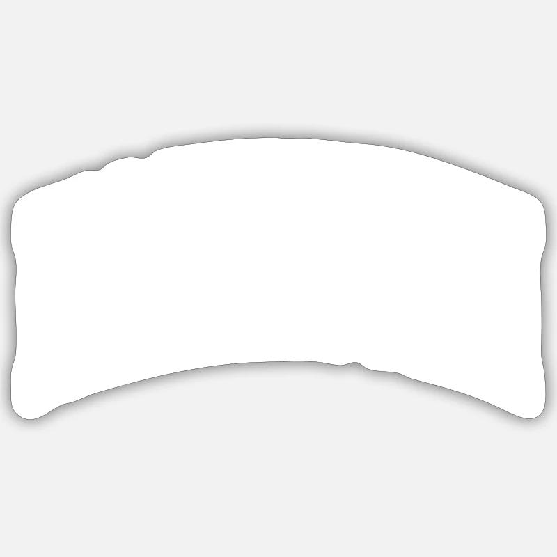 Falkenstein - Sticker Größe S (10 x 10 cm) - Mattweiß