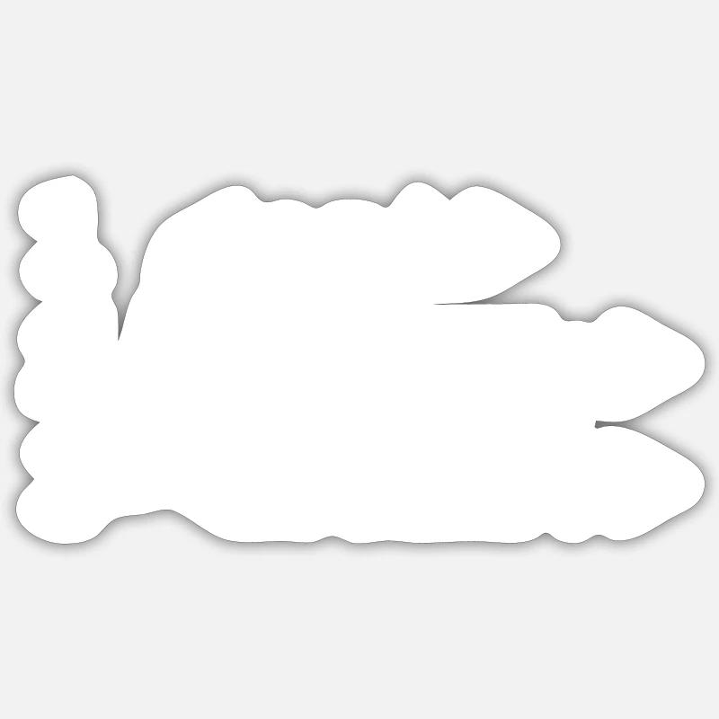 Manger du sommeil HTML Sticker taille S (10 x 10 cm)