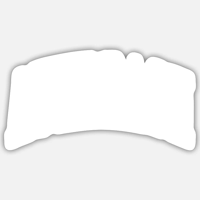 Auerbach - Sticker taille S (10 x 10 cm) - blanc mat