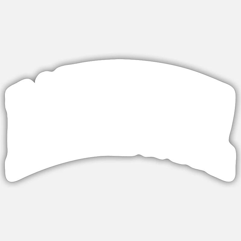 Bannewitz - Sticker size S (10 x 10 cm) - white matte