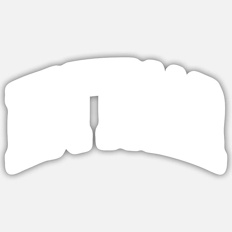 Kottmar - Sticker size S (10 x 10 cm) - white matte