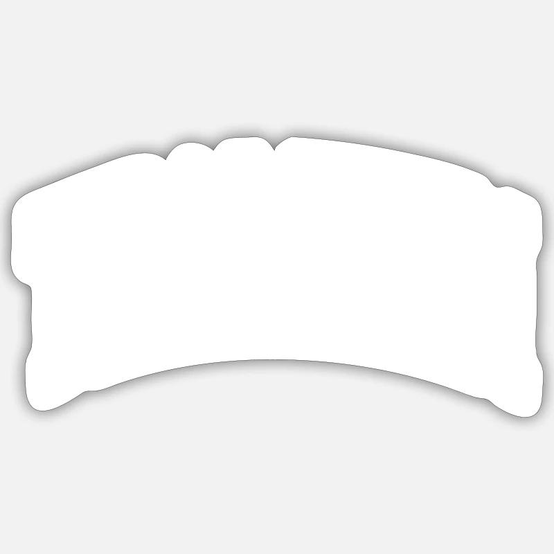 Thalheim - Sticker taille S (10 x 10 cm) - blanc mat