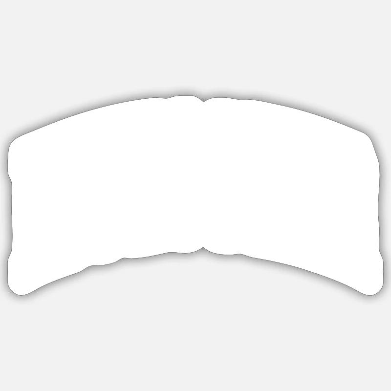 Kitzscher - Sticker taille S (10 x 10 cm) - blanc mat
