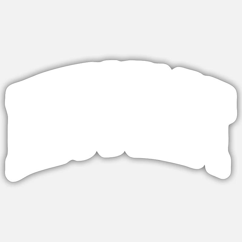 Neustadt - Sticker Größe S (10 x 10 cm) - Mattweiß