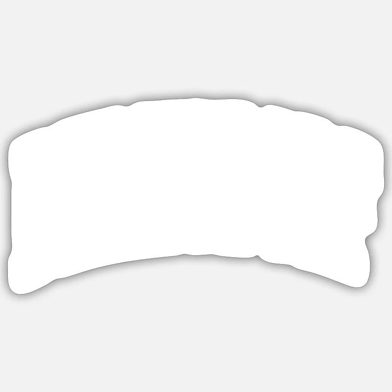 Canton de Bernsdorf - Sticker taille S (10 x 10 cm) - blanc mat