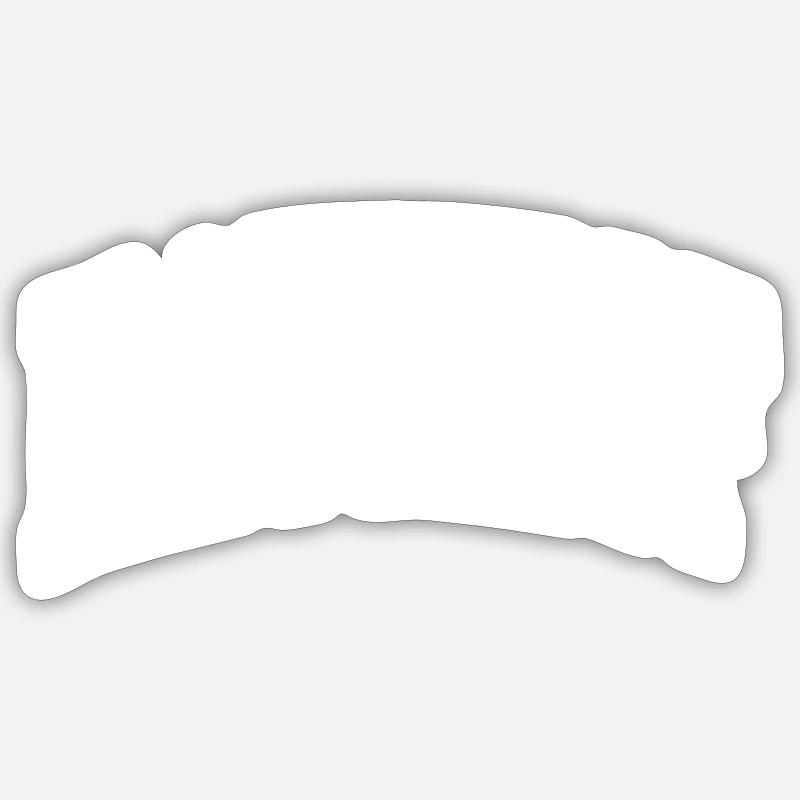 Naunhof - Sticker taille S (10 x 10 cm) - blanc mat