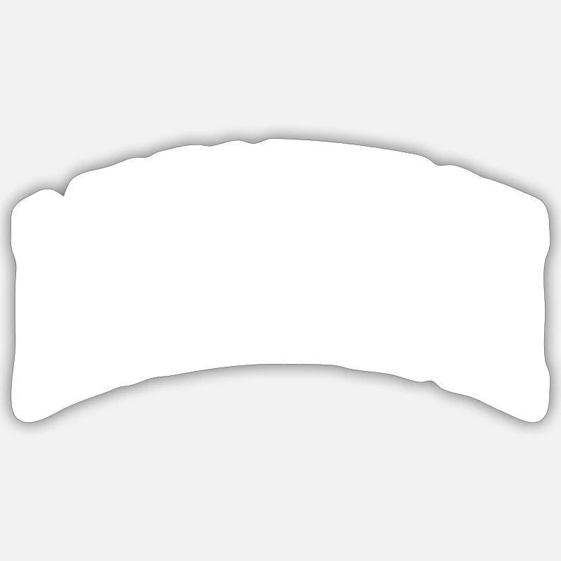 Lang - Sticker size S (10 x 10 cm) - white matte