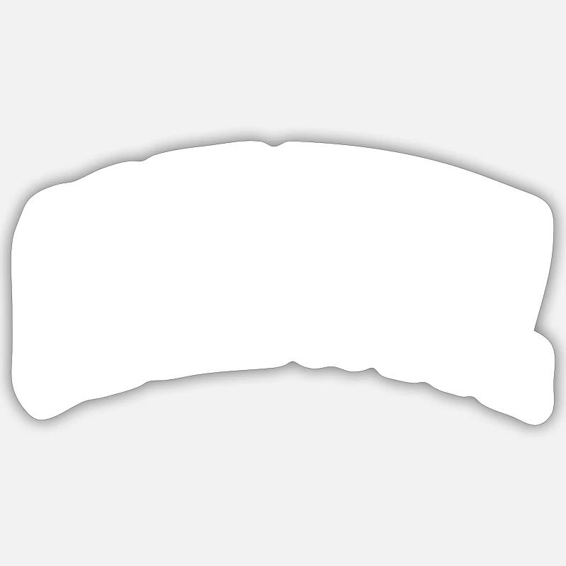 Oderwitz - Sticker Größe S (10 x 10 cm) - Mattweiß