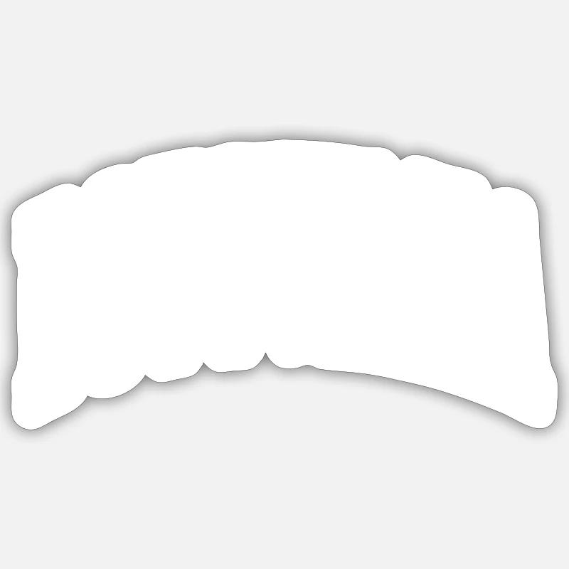 Botswana - Sticker Größe S (10 x 10 cm) - Mattweiß