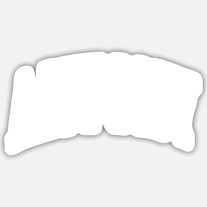 Antony - Sticker size S (10 x 10 cm) - white matte